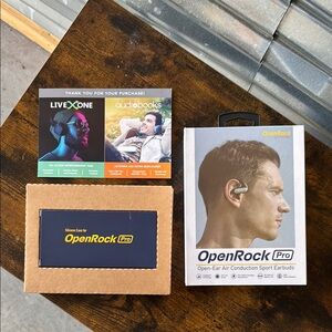 OpenRock Pro Open-Ear Air Conduction Sport Earbuds